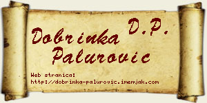 Dobrinka Palurović vizit kartica